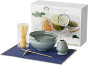 7 Piece Premium Matcha Set (Bowl, Whisk, Whisk Stand, Scoop, Sifter, Tea Cloth, Spoon)