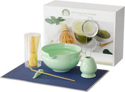 7 Piece Premium Matcha Set (Bowl, Whisk, Whisk Stand, Scoop, Sifter, Tea Cloth, Spoon)